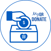 MyQR DONATE logo